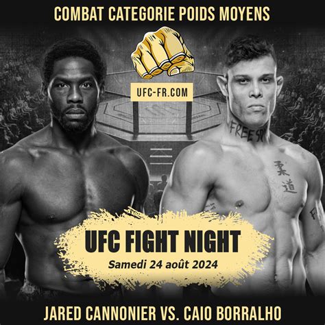UFC on ESPN 62 ‘Cannonier vs. Borralho’ Play.